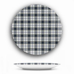 ScotsTee Shop Scottish MacTavish of Dunardry Dress Ceramic Tartan Plate