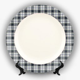 ScotsTee Shop Scottish MacTavish of Dunardry Dress Ceramic Tartan Plate
