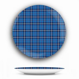 ScotsTee Shop Scottish MacRae of America Modern Ceramic Tartan Plate
