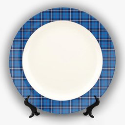 ScotsTee Shop Scottish MacRae of America Modern Ceramic Tartan Plate
