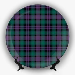 ScotsTee Shop Scottish McArthur of Milton Modern Ceramic Tartan Plate