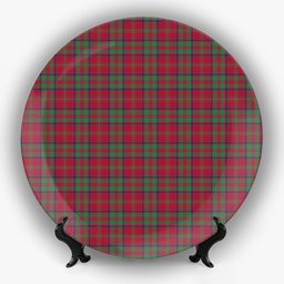 ScotsTee Shop Scottish McDonald of Glencoe Modern Ceramic Tartan Plate