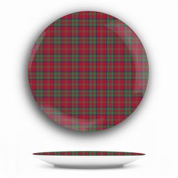 ScotsTee Shop Scottish McDonald of Glencoe Modern Ceramic Tartan Plate