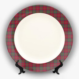 ScotsTee Shop Scottish McDonald of Glencoe Modern Ceramic Tartan Plate