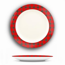 ScotsTee Shop Scottish McDonald of Sleat Modern Ceramic Tartan Plate