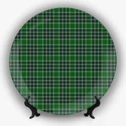 ScotsTee Shop Scottish McDonald Lord of the Isles Hunting Ceramic Tartan Plate