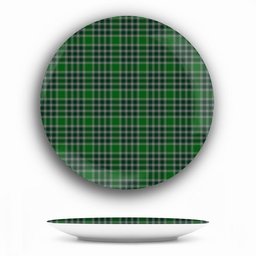 ScotsTee Shop Scottish McDonald Lord of the Isles Hunting Ceramic Tartan Plate