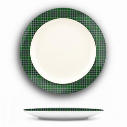 ScotsTee Shop Scottish McDonald Lord of the Isles Hunting Ceramic Tartan Plate