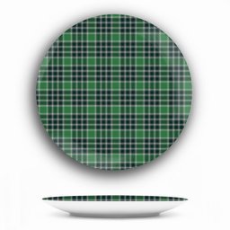 ScotsTee Shop Scottish McDonald Lord of the Isles Hunting Modern Ceramic Tartan Plate