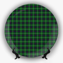 ScotsTee Shop Scottish McDonald of The Isles  Ceramic Tartan Plate