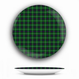 ScotsTee Shop Scottish McDonald of The Isles  Ceramic Tartan Plate