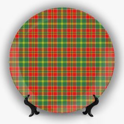 ScotsTee Shop Scottish McDonald of Kingsburgh Modern Ceramic Tartan Plate