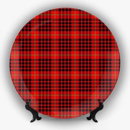 ScotsTee Shop Scottish McDonald of Ardnamurchan Modern Ceramic Tartan Plate