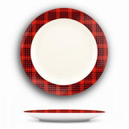 ScotsTee Shop Scottish McDonald of Ardnamurchan Modern Ceramic Tartan Plate