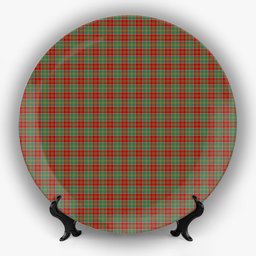 ScotsTee Shop Scottish McDonald of Kingsburgh Ceramic Tartan Plate