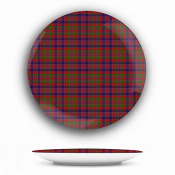 ScotsTee Shop Scottish McDonald of Boisdale Ceramic Tartan Plate
