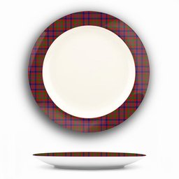 ScotsTee Shop Scottish McDonald of Boisdale Ceramic Tartan Plate