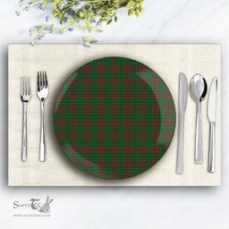 ScotsTee Shop Scottish Matheson Hunting Highland Society of London Ceramic Tartan Plate