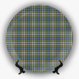 ScotsTee Shop Scottish McDonell of Glengarry Dress Ancient Ceramic Tartan Plate
