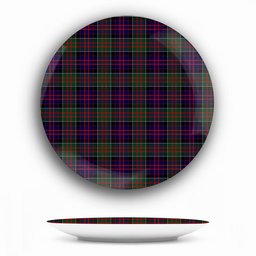 ScotsTee Shop Scottish McDonald of Clan Ranald Ceramic Tartan Plate