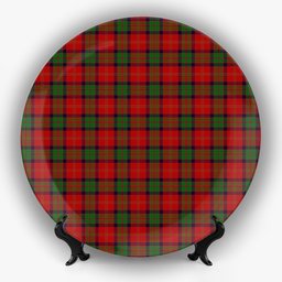 ScotsTee Shop Scottish McPherson of Cluny Ceramic Tartan Plate