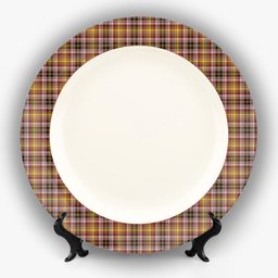 ScotsTee Shop Scottish McKay of Strathnaver Ancient Ceramic Tartan Plate