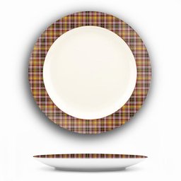 ScotsTee Shop Scottish McKay of Strathnaver Ancient Ceramic Tartan Plate