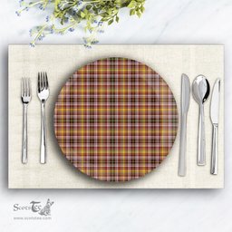 ScotsTee Shop Scottish McKay of Strathnaver Ancient Ceramic Tartan Plate