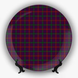 ScotsTee Shop Scottish Montgomrie or Montgomery of Eglinton Ceramic Tartan Plate