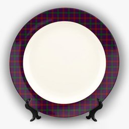 ScotsTee Shop Scottish Montgomrie or Montgomery of Eglinton Ceramic Tartan Plate