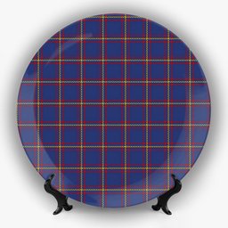 ScotsTee Shop Scottish McLaine of Lochbuie Ceramic Tartan Plate