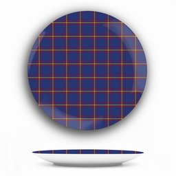 ScotsTee Shop Scottish McLaine of Lochbuie Ceramic Tartan Plate
