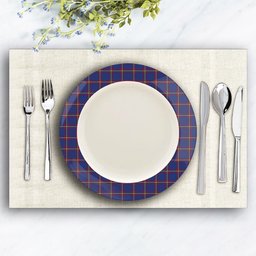 ScotsTee Shop Scottish McLaine of Lochbuie Ceramic Tartan Plate