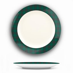 ScotsTee Shop Scottish McLean of Duart Hunting Modern Ceramic Tartan Plate