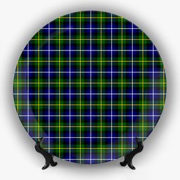 ScotsTee Shop Scottish McNeil of Barra Modern Ceramic Tartan Plate