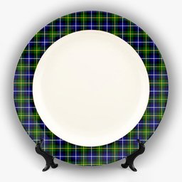ScotsTee Shop Scottish McNeil of Barra Modern Ceramic Tartan Plate