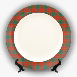 ScotsTee Shop Scottish McPherson of Cluny Ancient Ceramic Tartan Plate
