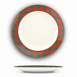ScotsTee Shop Scottish McPherson of Cluny Ancient Ceramic Tartan Plate