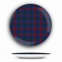 ScotsTee Shop Scottish Montgomery of Ayrshire Modern Ceramic Tartan Plate