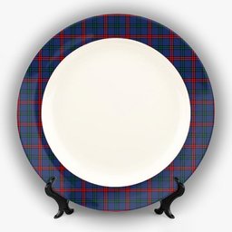 ScotsTee Shop Scottish Montgomery of Ayrshire Modern Ceramic Tartan Plate