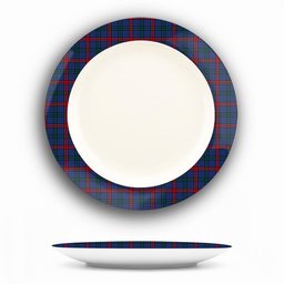 ScotsTee Shop Scottish Montgomery of Ayrshire Modern Ceramic Tartan Plate