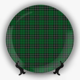 ScotsTee Shop Scottish McLean of Duart Hunting Ceramic Tartan Plate