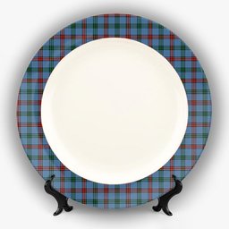 ScotsTee Shop Scottish Montgomery of Ayrshire Ancient Ceramic Tartan Plate
