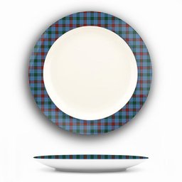 ScotsTee Shop Scottish Montgomery of Ayrshire Ancient Ceramic Tartan Plate