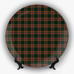 ScotsTee Shop Scottish Moran Family Ubique Ceramic Tartan Plate