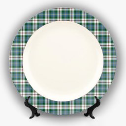 ScotsTee Shop Scottish McLeod Of Californian Ancient Ceramic Tartan Plate