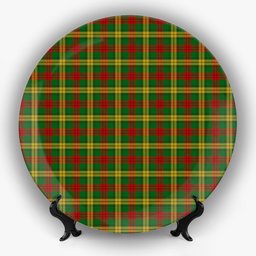 ScotsTee Shop Scottish McMillan Society of Glasgow Ceramic Tartan Plate