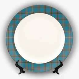 ScotsTee Shop Scottish McLaine of Lochbuie Hunting Ancient Ceramic Tartan Plate