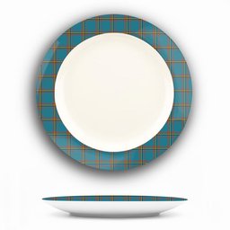 ScotsTee Shop Scottish McLaine of Lochbuie Hunting Ancient Ceramic Tartan Plate