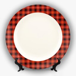 ScotsTee Shop Scottish McIvor Ancient Ceramic Tartan Plate